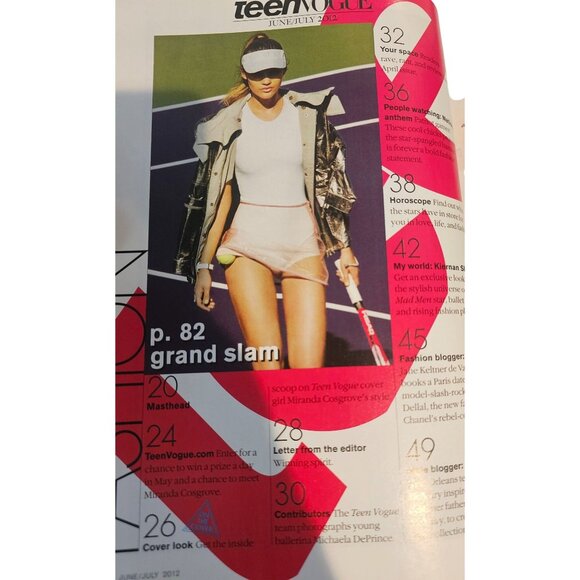 Teen Vogue Magazine June July 2012 Miranda Cosgrove Cover Hot Summer Style - Picture 4 of 6